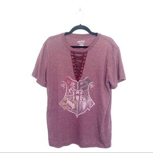 Harry Potter Lace Up Tee Shirt XL